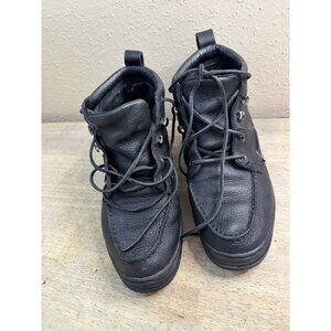 Justin 985 Black Pebbled Leather Mens Chukka Boots Size 8M